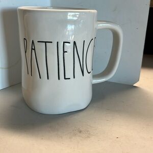 Rae Dunn artesian collection mug PATIENCE